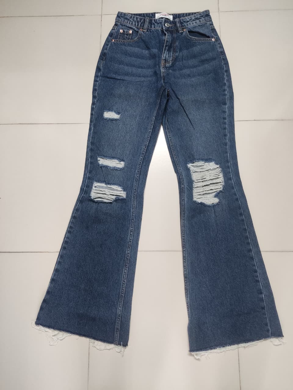 Ladies Denim Long Pant